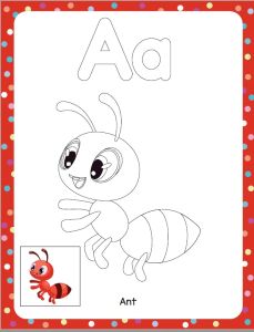 ALPHABET COLORING 27 PAGES
