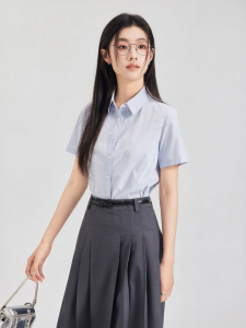 Short Sleeve Workwear Shirt Blue