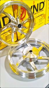 VND Velg Racing Tipe Six Star V2 Gen 2 Ukuran 185 215 Ring 14 Motor Aerox 155/ All New Aerox 155 Set Depan Belakang Original