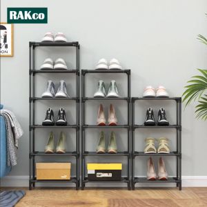 Rak Sepatu 6 Susun Portable / Tempat Sepatu Shoes Organizer 6 Tingkat Multi fungsi Black edition