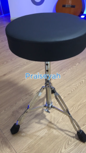 DB Percussion Bangku Drum / Kursi Drum - Jok Busa Tebal 7cm, Diameter Jok 30cm, Tinggi Adjustable 45-55cm