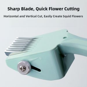 Adjustable Stainless Steel Cut Flower Knife Multi-Function Kitchen Tool for Cutting Duck Gizzard Pig Kidney Chicken Gizzard