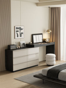 Flap Top Italian Minimalist Retro Vanity Dressing Table