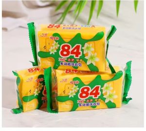 84 Multi-functional Laundry Soap Antibacterial Baby Laundry Soap Clothing Stain Remover&Mold Remover for Gauze(3pcs/set)