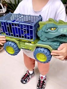 NODIA Mainan Mobil Dinosaurus Mainan Dinosaur Transport Vehicle Dinosaurus Besar Inersia Transporter Anak Laki Laki Dinosaurus Besar Mainan Mainan Anak-anak Set