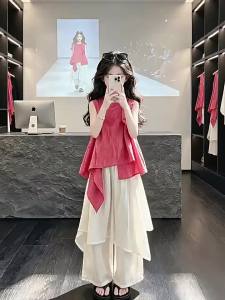 SHANGLEXIONG | Bộ Đồ Hè Thời Trang & Độc Đáo Cho Bé Gái 2 Món