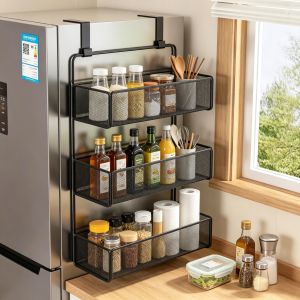 NIFENG | Puncture-free Refrigerator Side Hanging Shelf