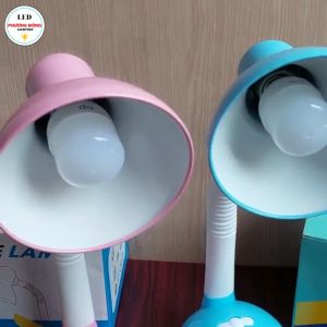 Đèn bàn học đèn đọc sách hình Đorêmon dành cho học sinh Tặng bóng LED 5W Trắng
