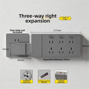 jabra | Replacement Expansion Wall-mounted Household Multifunction Socket