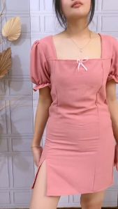 Ami Collection - Dress Korean Midi / Dress Crincle / Dress Korean / Midi Dress Formal / Dress Pendek