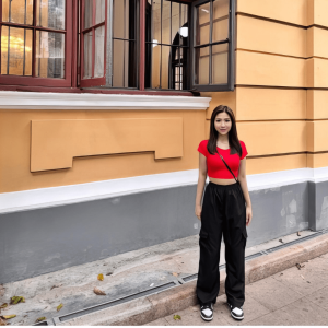 JOY Celana Wanita Remaja Populer Kulot Cargo ALL Size