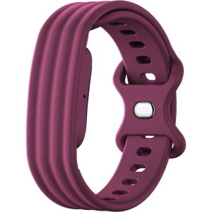 Silicone Smart Watch Strap For Google Fitbit Air Comfortable Breathable Adjustable Sports Bracelet Butterfly Buckle Wristband