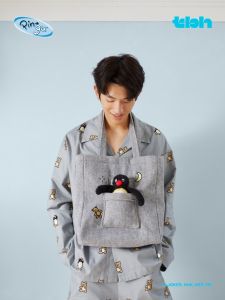 TBH Home Pingu Collaboration Series Doll Tot Bag Large Capacity Handbag Womens Home Living Doll Toy Tote Bag Handbag