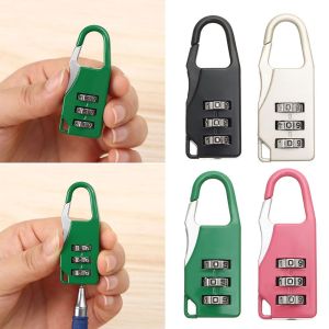MRCHUA Code Backpack Baggage 3 Digit Combination Lock Zipper Padlock Password Locks Bags Padlock