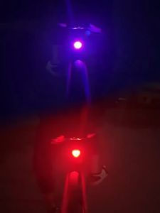 COD ZACRO Lampu LED Belakang Sepeda Super Terang Tail Light USB Rechargeable 5 Mode - ZH097