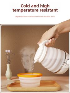 Bát Silicon Có Thể Gập Lại Di Động Cấp Thực Phẩm Cho Trẻ Em Và Bé Sơ Sinh Bát Đựng Thức Ăn Dã Ngoại Chống Nhiệt