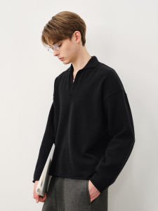 714street | Vintage Boxy Fit Polo Neck Sweater