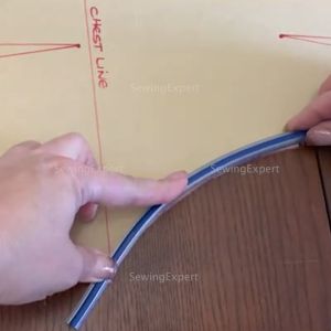 Penggaris Pola Fleksibel 40cm Untuk Bagian Lengan dan Lengkungan / Penggaris Pola Jahit Flexible Elastis