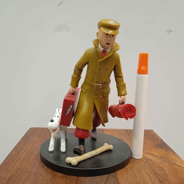 figure tintin Detective tintin and snowy the adventures of