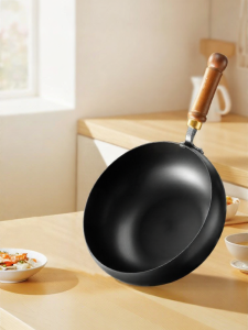 WANGMAZI | No Coating Iron Cooking Pot for Frying and Stewing