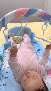 Thảm nhạc cho bé 9BABY có bàn Piano - Piano cho bé Xúc xắc đồ chơi treo nôi gặm nướu bảo hành 6 tháng