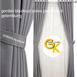 gorden jendela gorden blackout 12 ring gorden impor hordeng tirai pintu minimalis