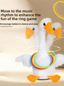 Outdoor Educational Toys Childrens Throwing Ring Game Interactive Parent-Child Quack Duckling Ring Toss Play for Kids