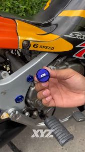 XYZ TUTUP OLI MESIN SUZUKI SATRIA 2TAK LUMBA & HIU FULL CNC