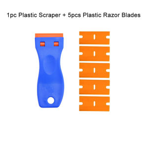 Scraper for Car Glass with Blades Window Glass Glue Sticker Remover Razor Blade Scraper to Clean Ceramic Hob Auto Squeegee Tool