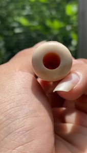 Pipa GG Asli Lokal 12cm Bulat Bahan Merah Bening Mulus Tebal