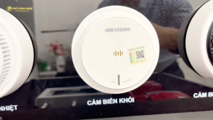 Đầu báo nhiệt không dây Lora Hikfire NP-FW100 dùng cho nhà trọ CCMN văn phòng nhà xưởng