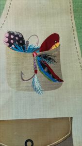 Lusinan Paper Bag / Tas Kertas Bentuk Koper Motif Lucu Peralatan Memancing Kualitas Ekspor untuk Pesta Ulang tahun Souvenir Kado