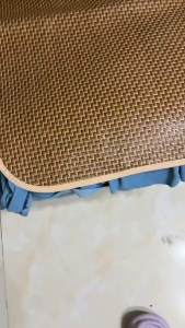 SUPER11 Double-Sided Cooling Rattan Mat Foldable Breathable Bed Mat for Summer