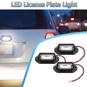 LED License Plate Light Signal Light Semi-trailer Reversing Light Waterproof For Truck Van RV Trailer