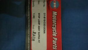 Stop Lamp Assy Lampu Belakang SUPRA FIT LAMA 2003 2004 2005 MERK WIN