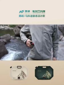 Foldable Water Bag Bucket 8L Food Grade PE Black Camping Outdoor Picnic Water Tank户外露营储水袋