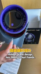 พัดลมติดผนัง พัดลมตั้งโต๊ะ พัดลมพกพา พัดลมไร้สาย พัดลมมือถือ ชาร์จ USB พัดลมเล็กมินิ ปรับเกียร์ได้ 5ระดับ Type-cพอร์ตชาร์จ ปรับมุม