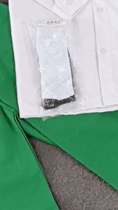 Setelan Seragam Sekolah Hijau Putih Laki-Laki Panjang Mi Kelas 1-6