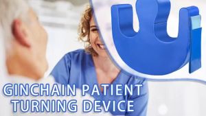 U-shaped turning pillow anti-bedsore turning aid for elderly patients leg pad with fixing belt