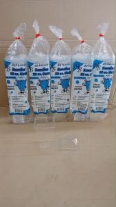 (ชุดละ 5 แพค) ถ้วยพีระมิด ถ้วยเหลี่ยม 22 ออนซ์ พร้อมฝา ยี่ห้อฮอร์นบอย แพคละ 25 ใบ