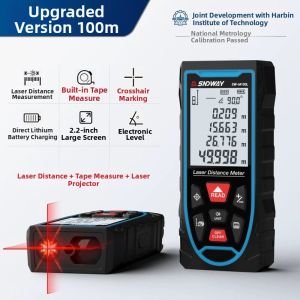 CHUANGYI | Green Light Tri-functional Electronic Ruler Infrared Laser Distance Meter