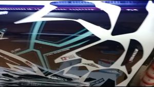 Stiker Decal Sticker MX KING 150 Black Full Body Full Blok Free Custom