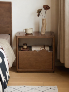 WEISHA | Real Wood Nightstand Chinese Modern