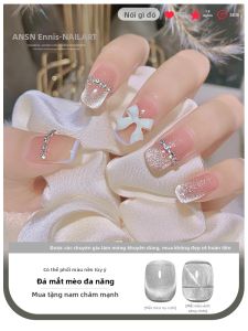 ANNIES | Gel Dán Móng Chữa Lành Hình Mắt Mèo Pha Lê