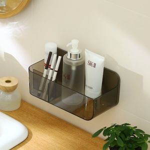 NACHUAN Multipurpose Bathroom Wall Mounted Storage Box Toilet Shelf Organizer Toiletries Rack Rak Bilik Mandi 化妆品收纳盒 浴室壁挂置物架