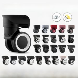 Wearable Universal Wheel Replacement Parts for Suitcase Luggage Handle Carryon Bag Durable Rolling Wheels Casters Repair