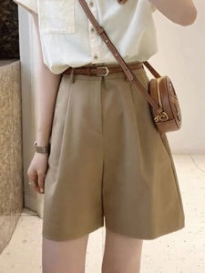 กางเกงขายาวทรงตรงหลวมๆ สำหรับผู้หญิง กางเกงขายาวทรงบางสำหรับใส่ทำงานในช่วงฤดูร้อน กางเกงขายาวทรงห้าส่วนสำหรับใส่กลางแจ้ง