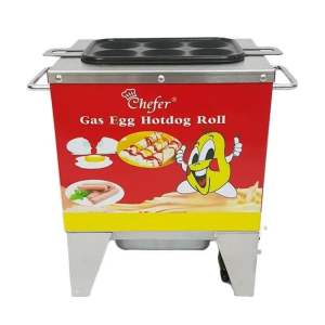 CHEFER GAS EGG HOTDOG ROLL 6 & 10 LUBANG MESIN SOSIS TELUR SOSTEL GULUNG EHR 06G 010G GARANSI RESMI ORI AWET TERMURAH!