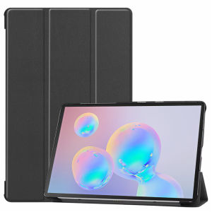 Funda For Samsung Tab S6 Case 10.5 inch Trifold Magnetic PU Leather Hard Stand Smart Cover For Galaxy Tab S6 SM T860 T865 Case