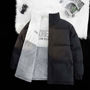 TUCANO | Double-Sided Wear Standing Collar Cotton Coat